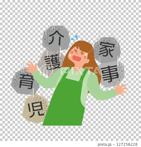 Busy and dizzy housewife 127256228