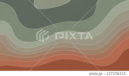 Abstract Waves Background, Brown and Green 127256315