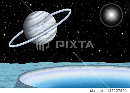 宇宙・宇宙空間 - 惑星・衛星・天体・クレーター 127257292