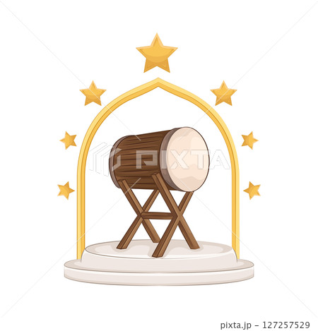 Illustration of Bedug Illustration of Bedug 127257529