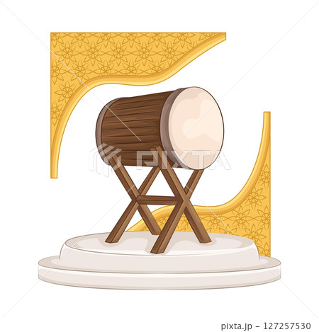 Illustration of Bedug Illustration of Bedug 127257530