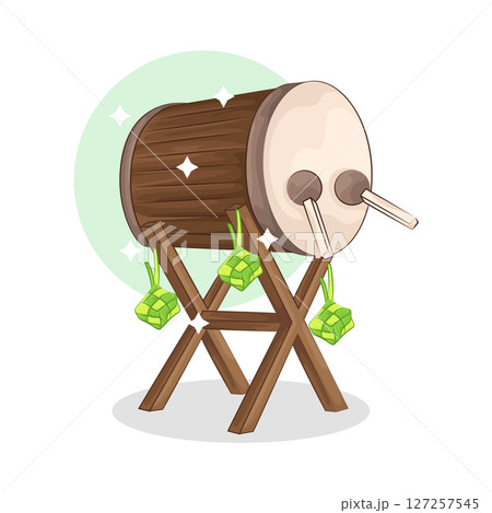 Illustration of Bedug Illustration of Bedug 127257545