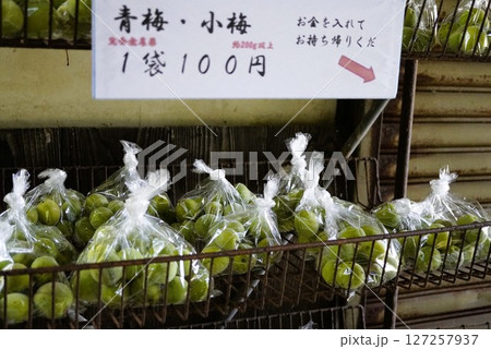 梅の自動販売機 梅の自動販売機 127257937