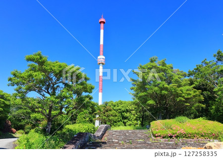 【愛媛県】快晴の宇和海展望タワー 127258335