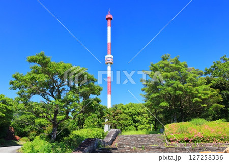 【愛媛県】快晴の宇和海展望タワー 127258336
