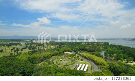 浜名湖ガーデンパーク展望台からの北方 127258363