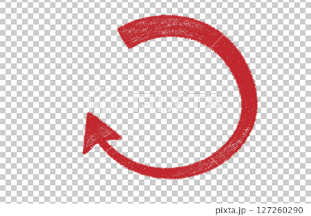 用手繪蠟筆紋理重新加載箭頭圖標 127260290