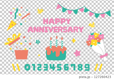 Anniversary material set 127260423