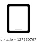 タブレット端末のシンプルなイラスト 127260767