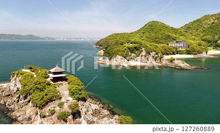 広島県福山市_瀬戸内海国立公園【鞆の浦】撮影2025年5月_ドローン空撮_FUTOMO_No41 127260889