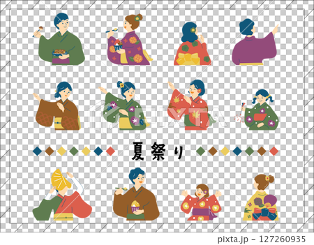 享受夏日祭的人 127260935