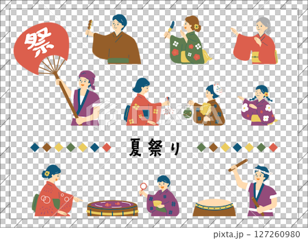 享受夏日祭的人 享受夏日祭的人 127260980