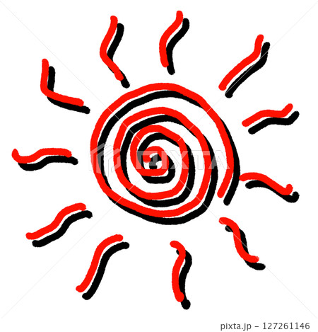 太陽のイラスト素材(JPEG/PNG) 太陽のイラスト素材(JPEG/PNG) 127261146