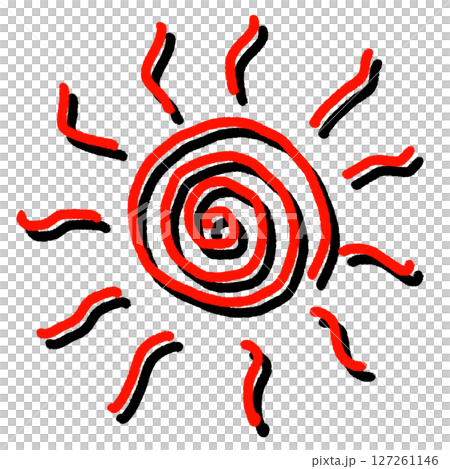 太陽のイラスト素材(JPEG/PNG) 太陽のイラスト素材(JPEG/PNG) 127261146