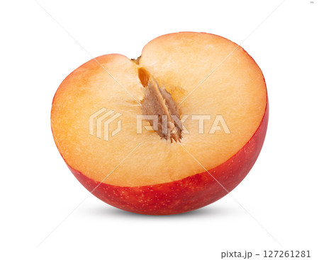 cherry plums isolated on white background cherry plums isolated on white background 127261281