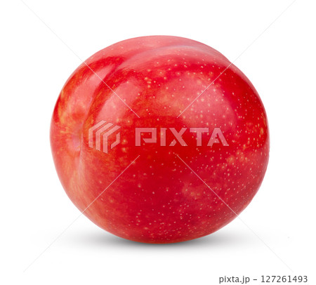 cherry plums isolated on white background cherry plums isolated on white background 127261493