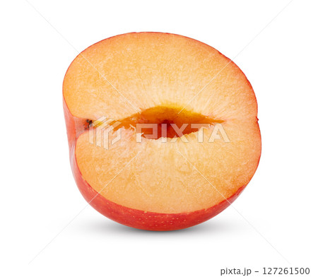 cherry plums isolated on white background 127261500