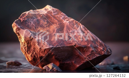 Red stone igneous rock type with metal mineral composition of rocks Red stone igneous rock type with metal mineral composition of rocks 127264132