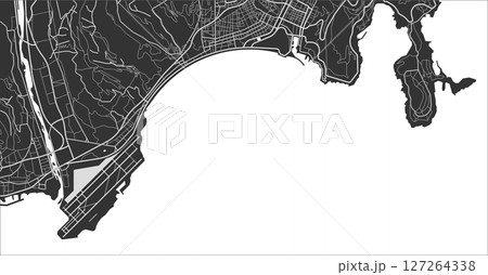 Layered editable vector illustration outline of Nice,France. Layered editable vector illustration outline of Nice,France. 127264338