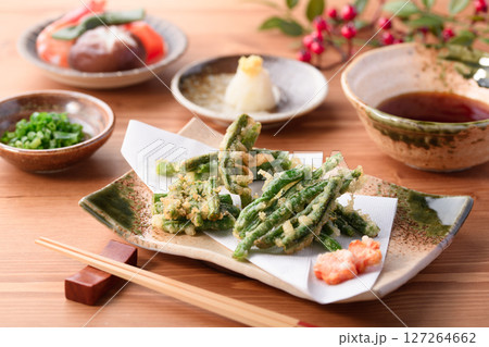 いんげんの天婦羅 127264662