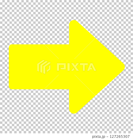 Simple yellow right arrow icon 127265307