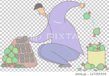 社会問題 - 山林伐採・ソーラーパネル設置 127265434