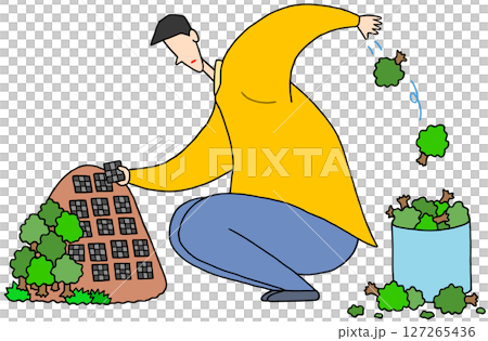 社會問題—森林砍伐和太陽能板安裝 127265436