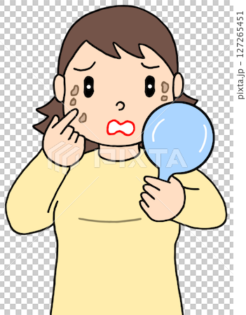 健康問題 - シミ・そばかす・肌疾患・色素沈着 健康問題 - シミ・そばかす・肌疾患・色素沈着 127265451