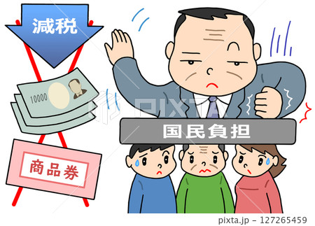 社会問題 - 国民負担・負担軽減策・不実施・為政者 127265459