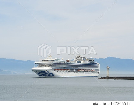静岡県　入港するダイヤモンドプリンセス　5月 127265512