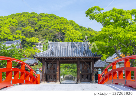 須磨寺 龍華橋と仁王門 須磨寺 龍華橋と仁王門 127265920