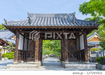 須磨寺　仁王門から見える新緑のトンネル 127265922