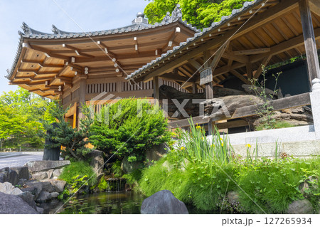 須磨寺　義経公腰掛けの松　敦盛公首洗池 127265934