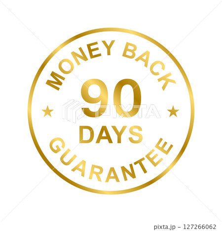 90 days money back guarantee icon vector for graphic design, logo, website, social media, mobile app, UI illustration 90 days money back guarantee icon vector for graphic design, logo, website, social media, mobile app, UI illustration 127266062