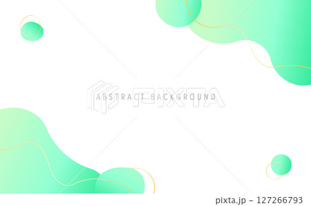 流体シェイプの抽象的なベクターフレーム背景素材 (モダン・清潔感) 流体シェイプの抽象的なベクターフレーム背景素材 (モダン・清潔感) 127266793