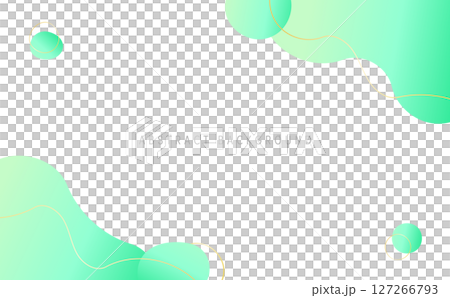 流体シェイプの抽象的なベクターフレーム背景素材 (モダン・清潔感) 流体シェイプの抽象的なベクターフレーム背景素材 (モダン・清潔感) 127266793