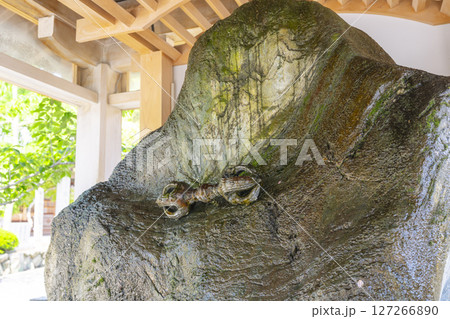 須磨寺　五鈷水と弘法岩 127266890