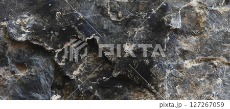 Dark Weathered Rock Texture Background 127267059