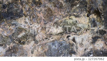 Abstract Stone Background. Ancient Earth Surface.Wide view 127267062
