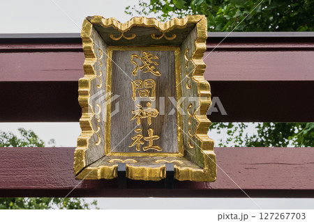 東京都文京区　白山神社（はくさんじんじゃ）　白山浅間神社のおやま　文京あじさいまつり 127267703