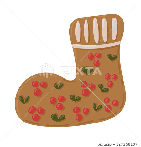 Vector illustration of a Christmas cookie Vector illustration of a Christmas cookie 127268107