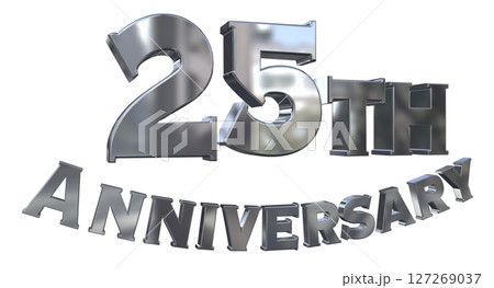 3DCG文字「25th Anniversary/25周年マークキラキラ」 3DCG文字「25th Anniversary/25周年マークキラキラ」 127269037