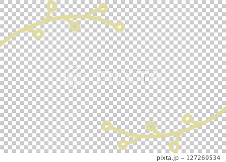 A simple frame of pale yellow deformed plants A simple frame of pale yellow deformed plants 127269534