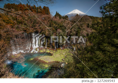 富士山と白糸の滝 ( 127269543