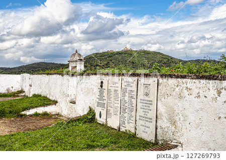 Elvas, Portugal - Mar 31, 2025: The old British Military Cemetery in Elvas, Portugal 127269793