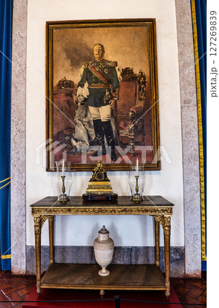 Mafra, Portugal - Apr 11, 2025: Interior of the Mafra National Palace at Mafra, Portugal. 127269839