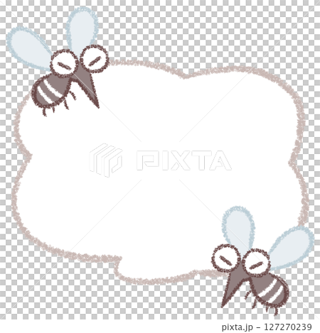 Two mosquitoes and a frame 127270239