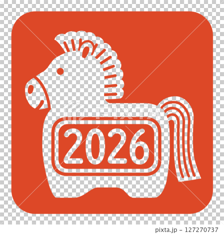 馬のハンコ 127270737