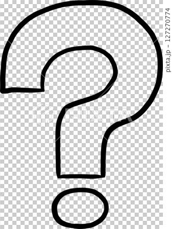 Handwritten question mark Handwritten question mark 127270774