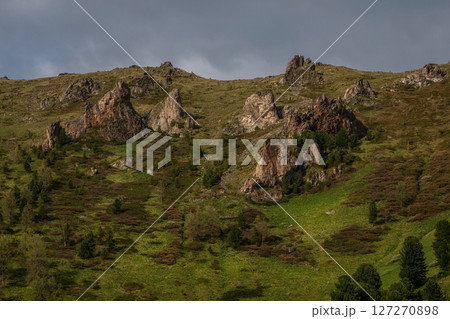 Sharp rocks, picturesque view. Sharp rocks, picturesque view. 127270898